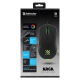 MOUSE DEFENDER GM-049 ARGA OTTICA 3600dpi 6P NERO