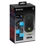 MOUSE DEFENDER GM-049 ARGA OTTICA 3600dpi 6P NERO