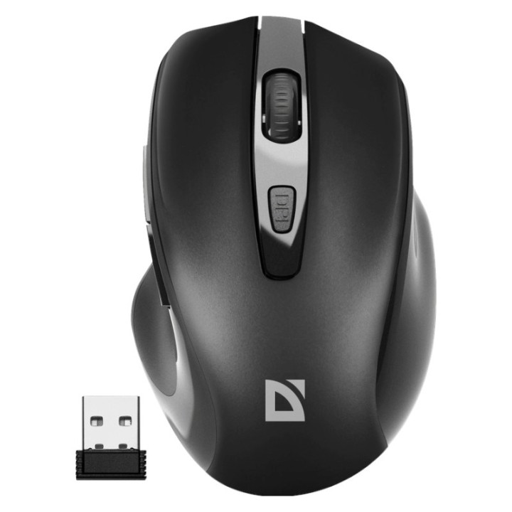 MOUSE DEFENDER PRIME MB-053 RF SILENZIOSO NERO OTTICO