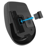 MOUSE DEFENDER TIANA MB-055 RF WIRELESS SILENT NERA 1000dpi 3P