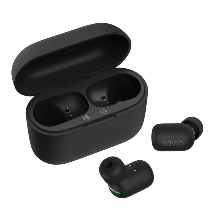 Savio TWS-09 IPX5 cuffie/auricolare wireless in-ear musica Bluetooth nero