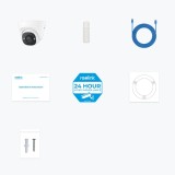 Reolink P324 - Telecamera di sicurezza avanzata 5MP PoE IP con rilevamento persone/veicoli Detection 100ft, visione notturna e r