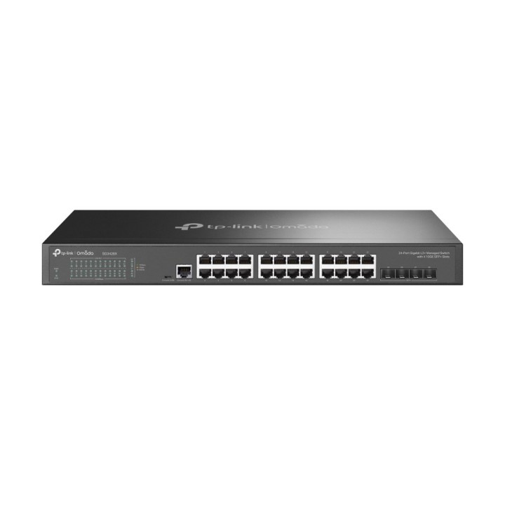 TP-Link Switch gestito Omada 24 porte Gigabit L2+ con 4 10GE SFP+ slot