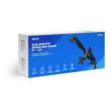 Savio UM-04 Supporto monitor a molla per scrivania 17"–32"