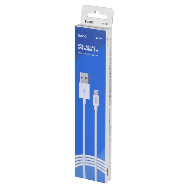 Savio USB – cavo micro USB CL-123