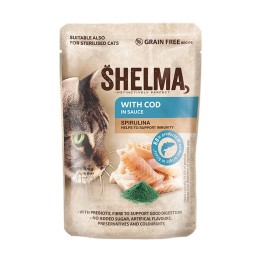 SHELMA con merluzzo in salsa - cibo umido per gatti - 85g