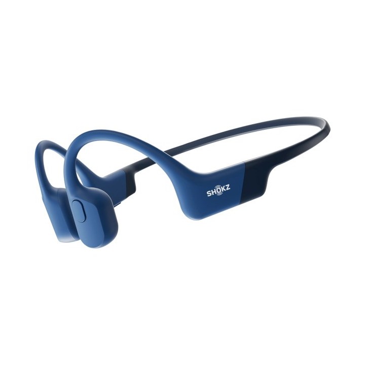 SHOKZ OpenRun Cuffie Wireless Fascia Collo Sport Bluetooth Blu