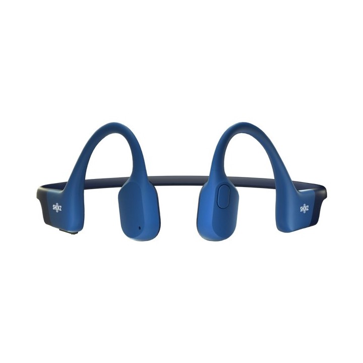 SHOKZ OpenRun Cuffie Wireless Fascia Collo Sport Bluetooth Blu