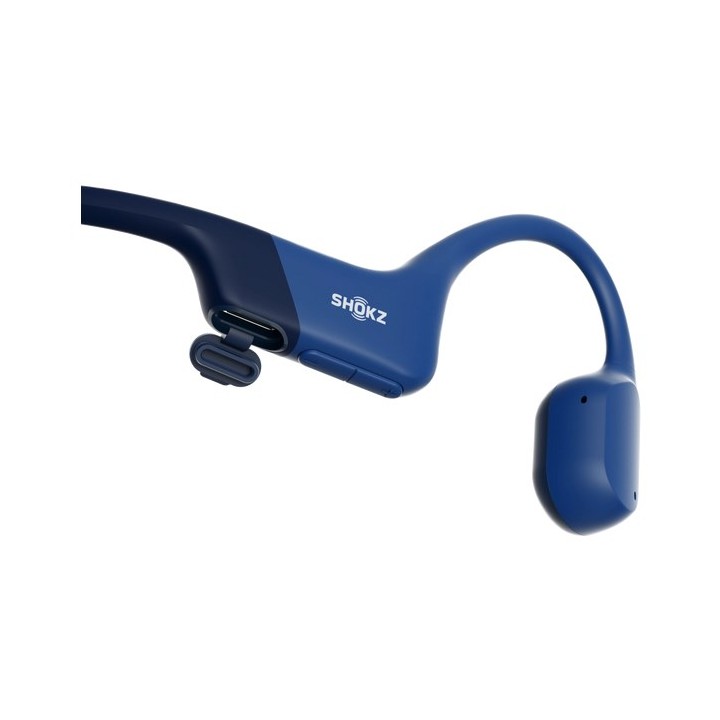 SHOKZ OpenRun Cuffie Wireless Fascia Collo Sport Bluetooth Blu