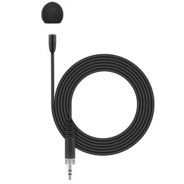 Sennheiser MKE Essential Omni Black - microfono a risvolto in miniatura con connettore jack 3.5 mm (nero)