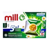 MILL capsule di bucato + perle ammorbidente UNIVERSAL 15 pz 5KWB.K