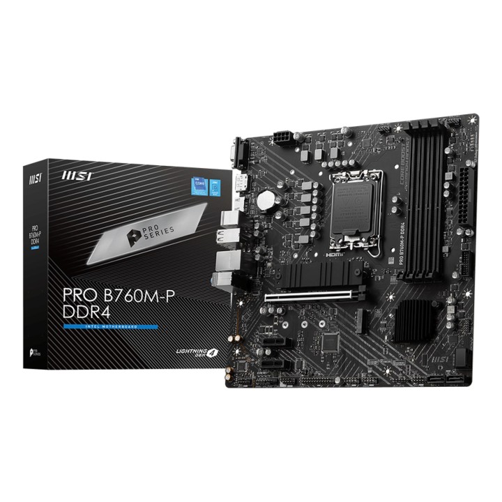 MSI PRO B760M-P DDR4 scheda madre Intel B760 LGA 1700 micro ATX