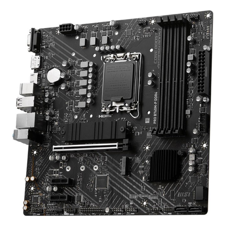 MSI PRO B760M-P DDR4 scheda madre Intel B760 LGA 1700 micro ATX