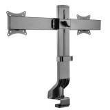 Maclean MC-854 supporto per due monitor / doppio 17 -27 14kg VESA 75x75 100x100 compatibile MC-848 e MC-849