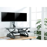 Maclean MC-854 supporto per due monitor / doppio 17 -27 14kg VESA 75x75 100x100 compatibile MC-848 e MC-849