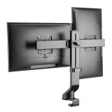 Maclean MC-854 supporto per due monitor / doppio 17 -27 14kg VESA 75x75 100x100 compatibile MC-848 e MC-849