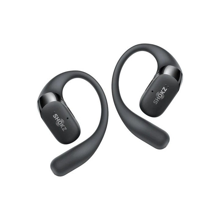 SHOKZ OpenFit 2+ cuffie wireless con gancio auricolare in-ear chiamate/musica Bluetooth nero