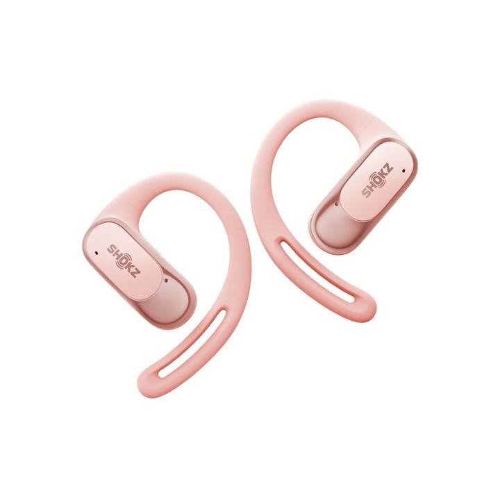 SHOKZ OpenFit Cuffia Air wireless gancio auricolare chiamate/musica/sport/uso quotidiano Bluetooth rosa