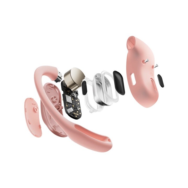 SHOKZ OpenFit Cuffia Air wireless gancio auricolare chiamate/musica/sport/uso quotidiano Bluetooth rosa