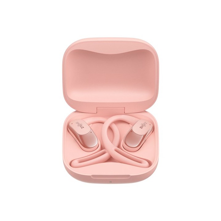 SHOKZ OpenFit Cuffia Air wireless gancio auricolare chiamate/musica/sport/uso quotidiano Bluetooth rosa