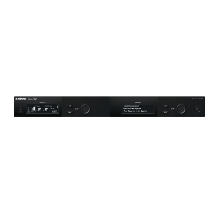 Shure SLXD4DE-G59 - ricevitore microfono wireless 470 - 514 MHz