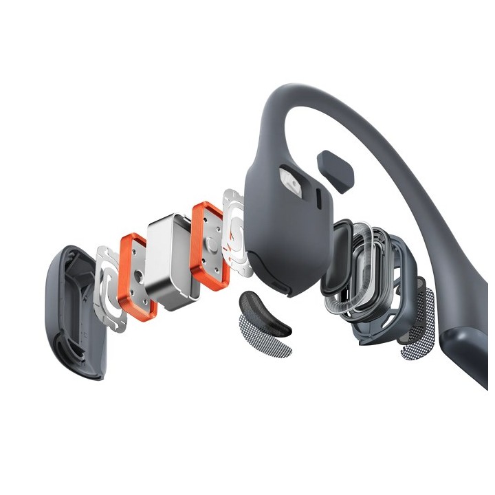Shokz OpenRun Pro 2 czarne – cuffie a conduzione ossea