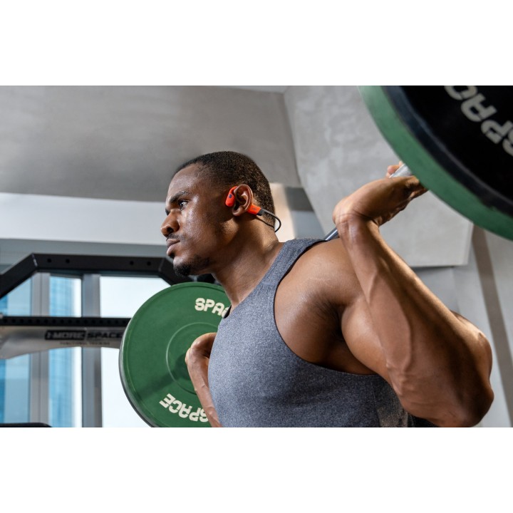 SHOKZ OpenSwim Cuffie Pro Wireless Open-ear Sport Bluetooth Grigio