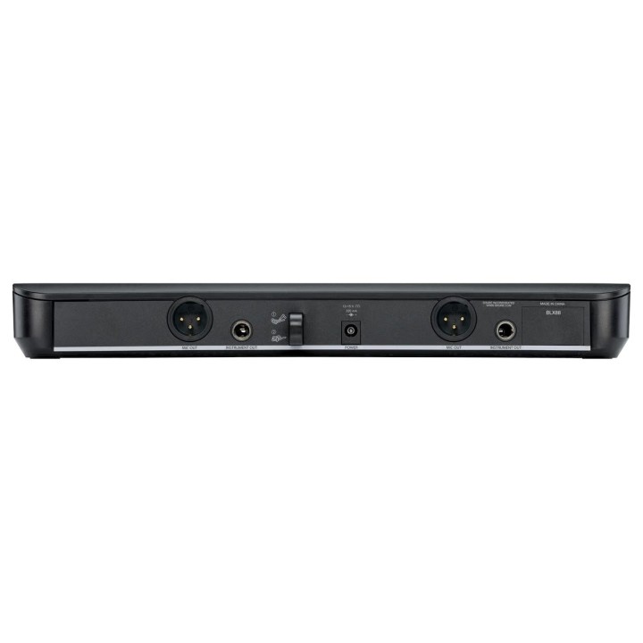 Shure BLX288E/SM58-H8E - Sistema wireless con ricevitore e due microfoni SM58