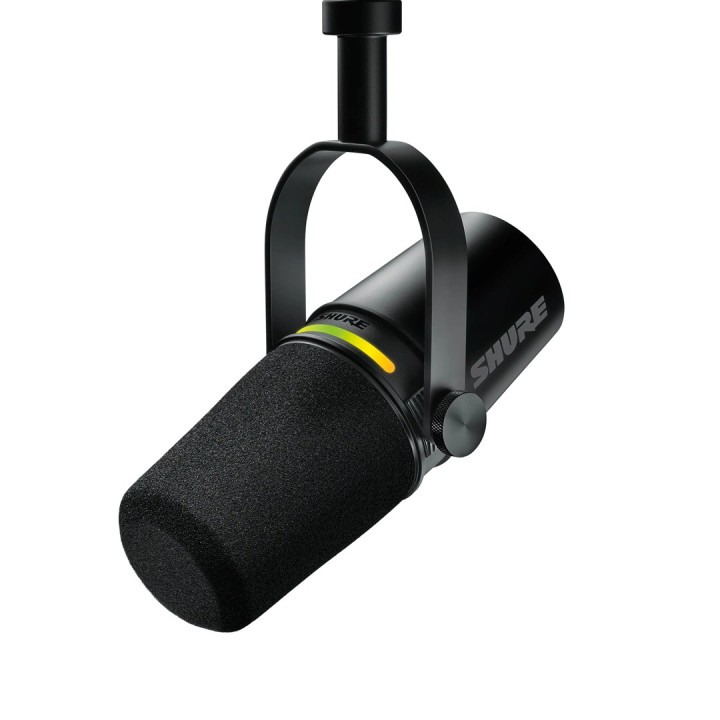 Shure MV7+-K - Lecture/vocal microfono con connettore XLR/USB-C nero