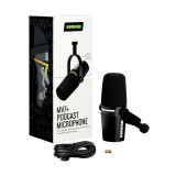 Shure MV7+-K - Lecture/vocal microfono con connettore XLR/USB-C nero