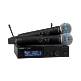 Shure SLXD24D+E/B58-G65 - sistema wireless digitale dual con due trasmettitori/microfoni portatili (470 - 606 MHz)
