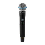 Shure SLXD24D+E/B58-G65 - sistema wireless digitale dual con due trasmettitori/microfoni portatili (470 - 606 MHz)