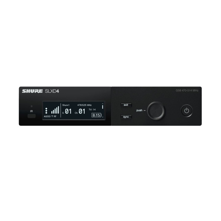 Shure SLXD4E-G59 ricevitore microfono wireless Desktop