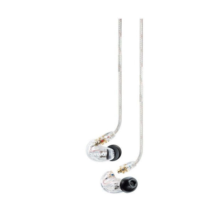 Shure SE215 Headset Pro Cablato In-ear Stage/Studio trasparente