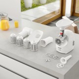Tritacarne con grattugia 489.81 SMAPP bianco