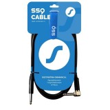 SSQ JMPJMK1 SS-1439 Cavo Jack Mono - Jack Mono (angolo 90 gradi) 1 m nero