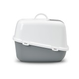SAVIC Nestor Jumbo bianco-grigio – lettiera per gatti chiusa – 66.5x48.5x46.5 cm – 1 pezzo