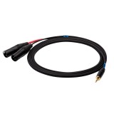 SSQ MIXLR3 - Cavo Jack Stereo 3 5 mm - 2x XLR 3 m
