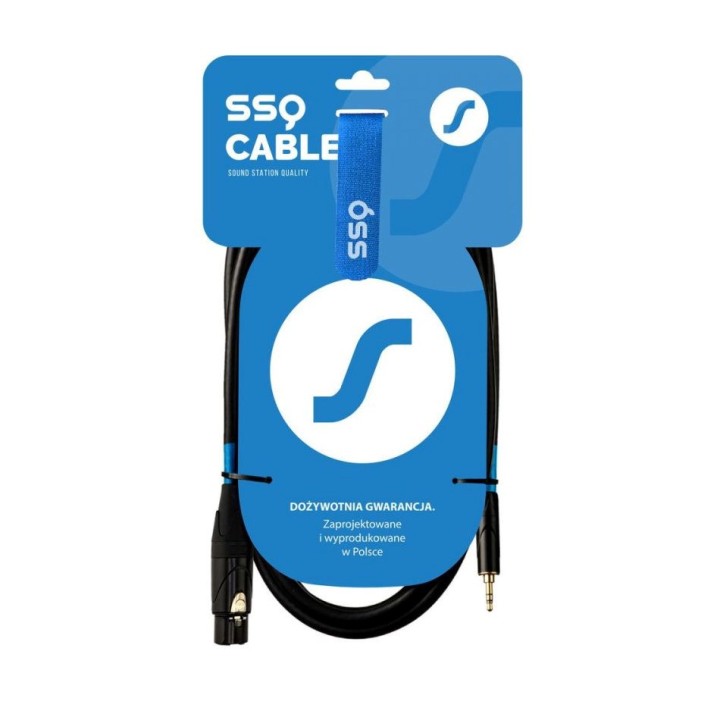 SSQ XLRMi0 5 - XLR femmina - cavo Jack stereo 3 5 mm 0 5 m