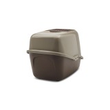 SAVIC Nestor grigio caldo-marrone cioccolato - lettiera per gatti chiusa - 56x39x38.5 cm - 1 pezzo