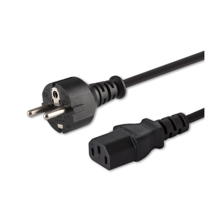 SAVIO 1.8 m Cavo di alimentazione Schuko (M) – IEC C13 1.8m CL-138