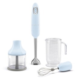 Smeg HBF03PBEU Frullatore a mano con accessori 700 W blu