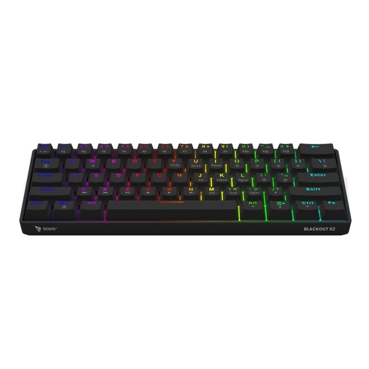 SAVIO BLACKOUT X2 Tastiera meccanica OUTEMU Peach Silent Hot Swap