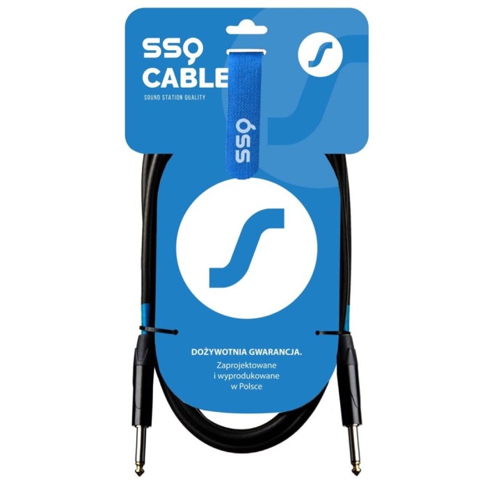 SSQ JMPJMP7 - Cavo jack mono - jack mono - 7 m nero