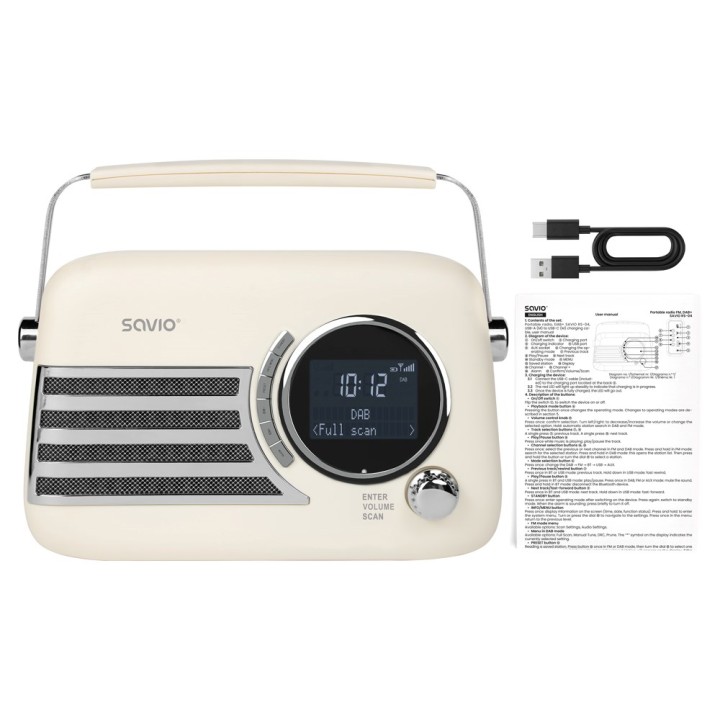 SAVIO RS-04 Radio portatile DAB+