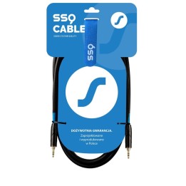 SSQ MIMI2 SS-1425 Cavo jack stereo mini 3 5 mm - Jack stereo mini 3 5 mm 2 m nero