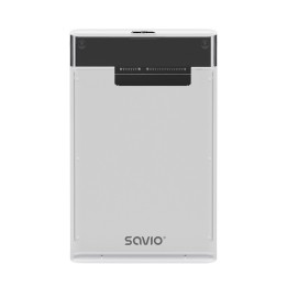 Savio 2.5 Enclosure esterno HDD/SSD USB 3.0 trasparente AK-66