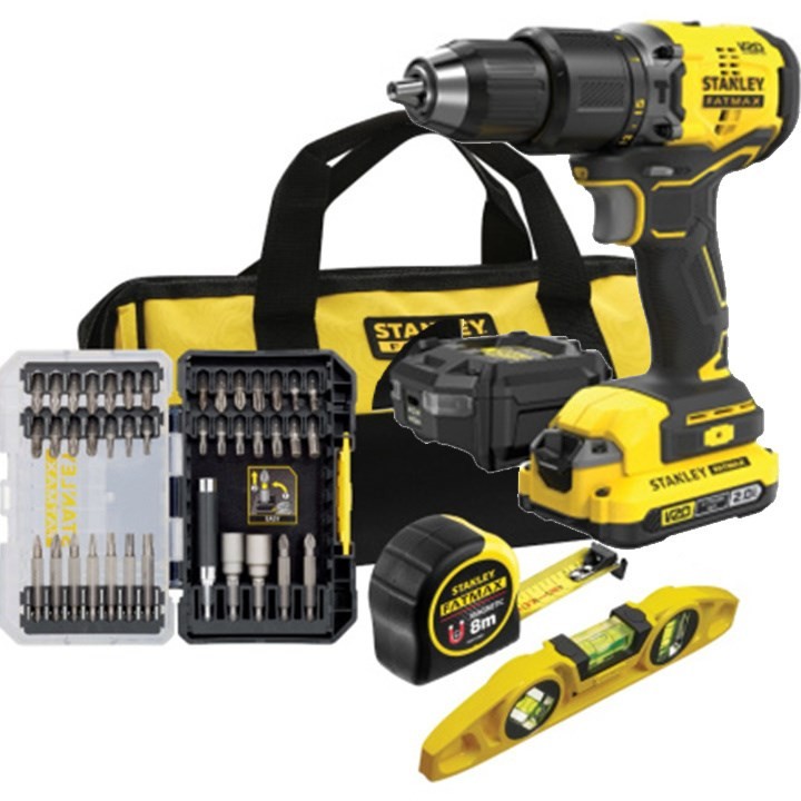 SET TRAPANO/AVVITATORE CON ACCESSORI SFMCK101D1S STANLEY