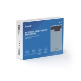 Savio 2.5 Enclosure esterno HDD/SSD USB 3.0 trasparente AK-66