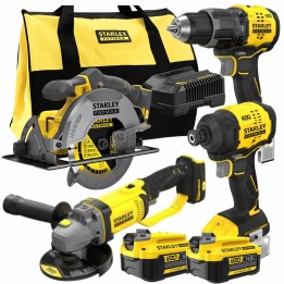STANLEY 18V Set Utensili Elettrici 4 Pezzi SFMCK459M2S